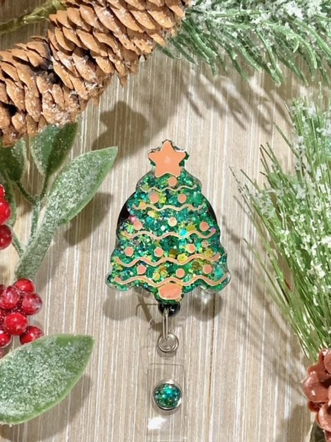 Christmas Tree Cookie (GREEN) Acrylic Blank- Sticker- UV DTF (2 inch) NO HOLE - Image 3