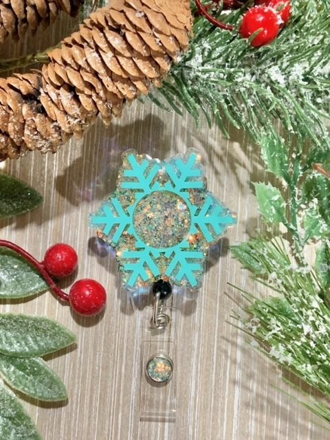 Snowflake Acrylic Blank- Sticker- UV DTF (2 inch) NO HOLE - Image 4