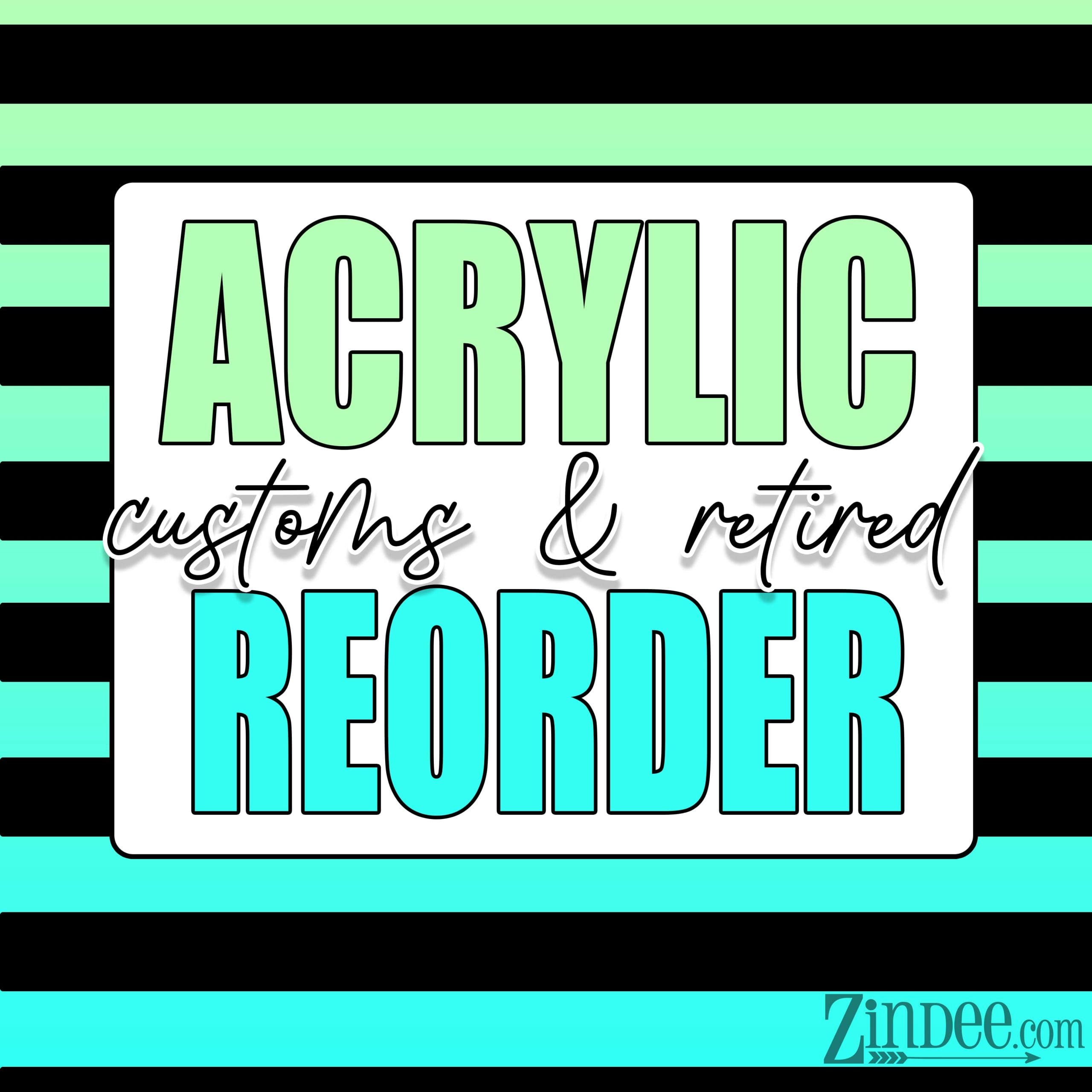 Custom Reorder-Retired Graveyard Shapes (5 pieces)