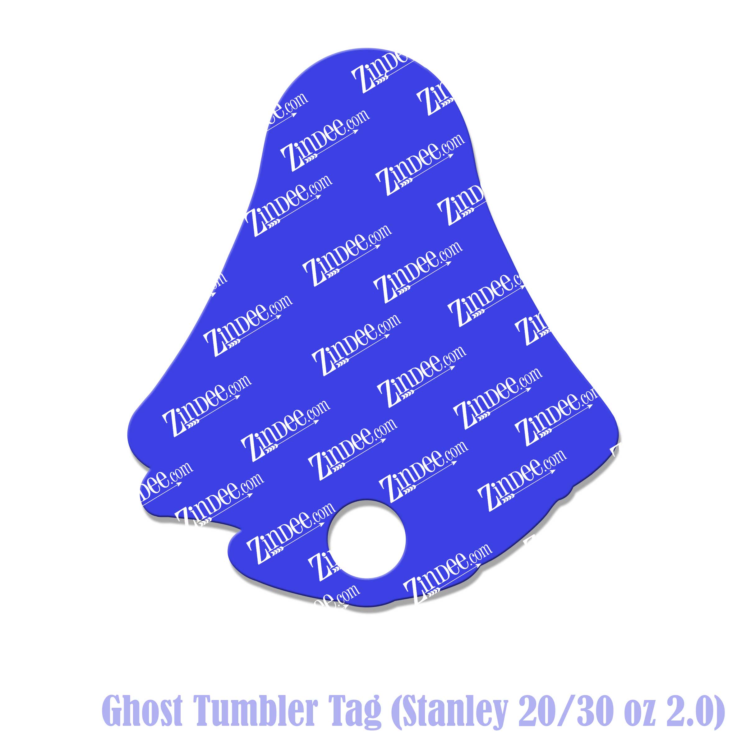 20/30 Ounce Tumbler Name Tag Plate Acrylic Blank Ready For