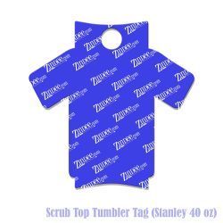 Scrub Top Tumbler Tag (Stanley 40 oz)