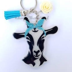 Goat with Bandana acrylic blank (3 inch) - Image 3