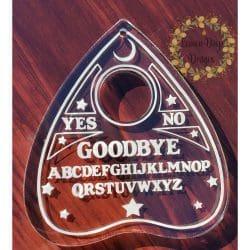 Planchette – Acrylic Keychain Blank (3") | Optional Sticker or UV DTF - Image 5
