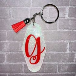 Hotel Key Fob – Acrylic Keychain Blank (3") | Optional Sticker or UV DTF - Image 4