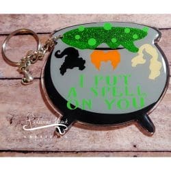 Cauldron – Acrylic Keychain Blank (3") | Optional Sticker or UV DTF - Image 3