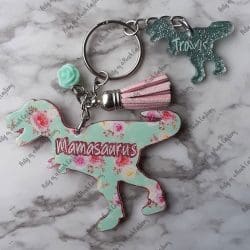 Dinosaur T-Rex – Acrylic Keychain Blank (3") | Optional Sticker or UV DTF - Image 5