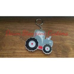 Tractor – Acrylic Keychain Blank (3") | Optional Sticker or UV DTF - Image 6