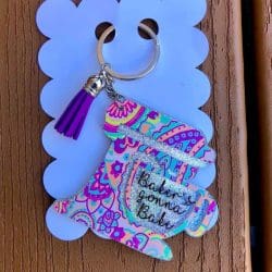 Mixer – Acrylic Keychain Blank (3") | Optional Sticker or UV DTF - Image 7