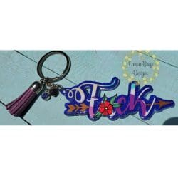 F Word Arrow acrylic blank (3 inch) - Image 3