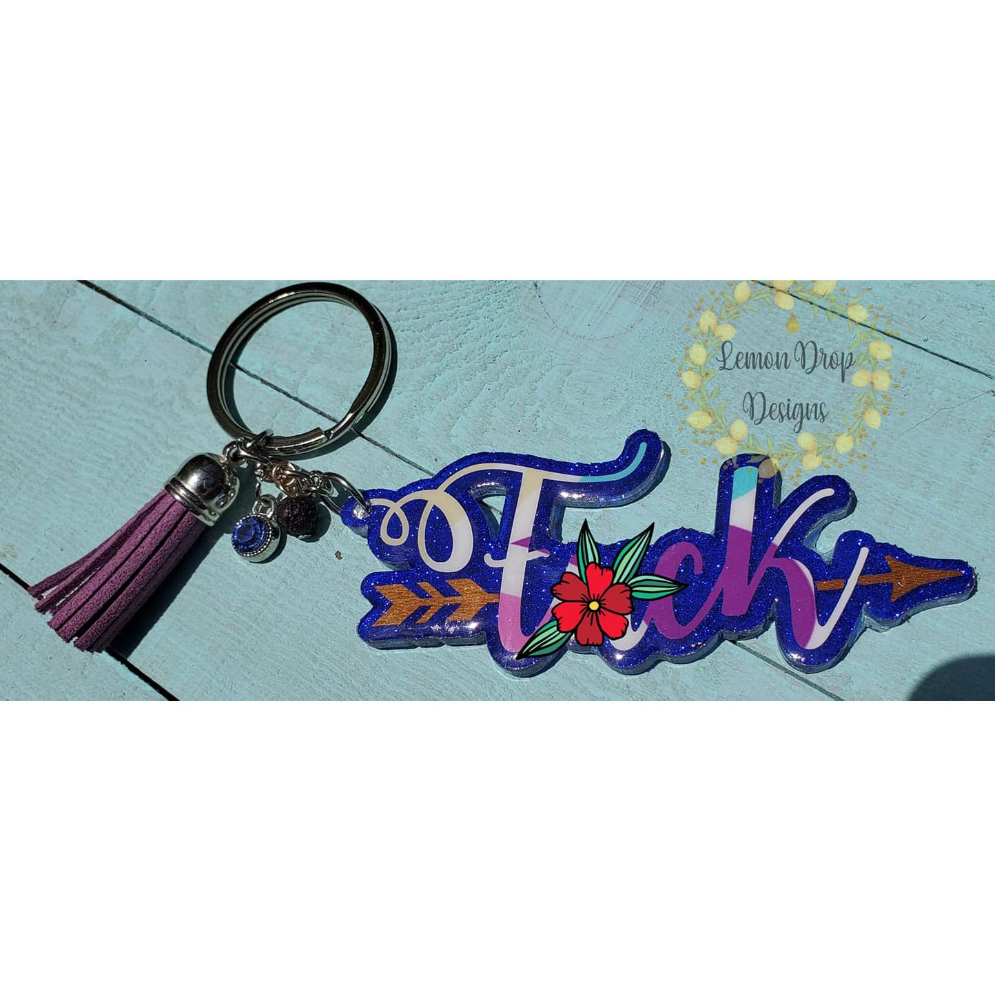 F Word Arrow acrylic blank (3 inch) - Image 3