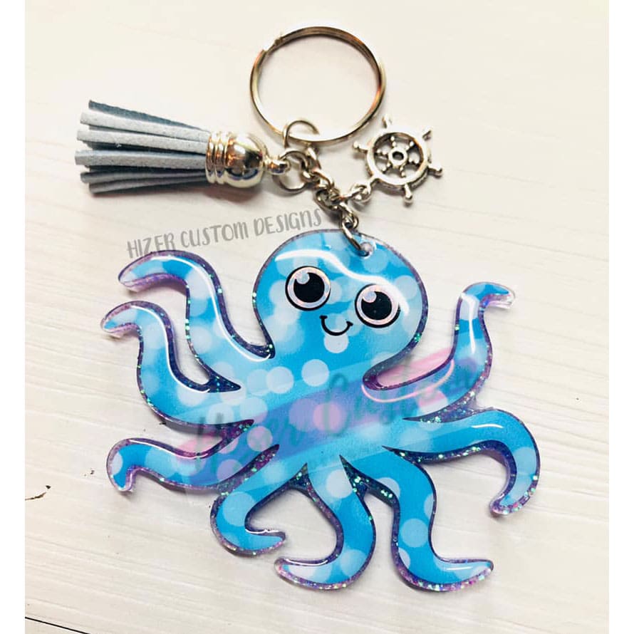 Octopus Acrylic Blank- Sticker- UV DTF (3 inch) - Image 6
