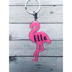 Flamingo – Acrylic Keychain Blank (3") | Optional Sticker or UV DTF - Image 8