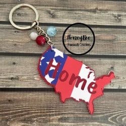 United States – Acrylic Keychain Blank (3") | Optional Sticker or UV DTF - Image 4