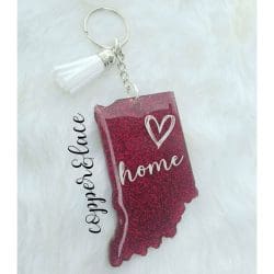 Indiana – Acrylic Keychain Blank (3") | Optional Sticker or UV DTF - Image 5