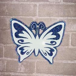 Butterfly – Acrylic Keychain Blank (3") | Optional Sticker or UV DTF - Image 8
