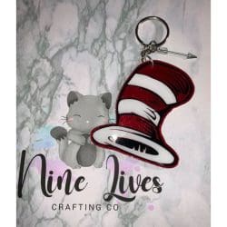 Whimsical Hat – Acrylic Keychain Blank (3") | Optional Sticker or UV DTF - Image 4
