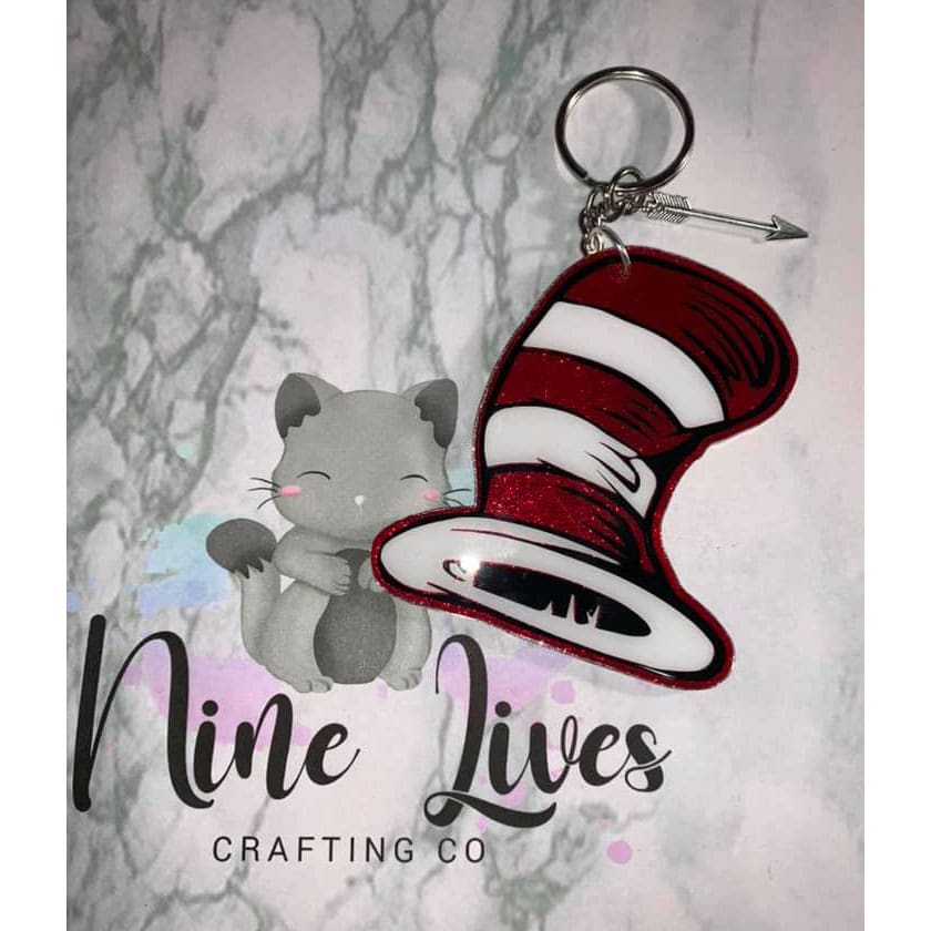 Whimsical Hat Acrylic Blank- Sticker- UV DTF (3 inch) - Image 4