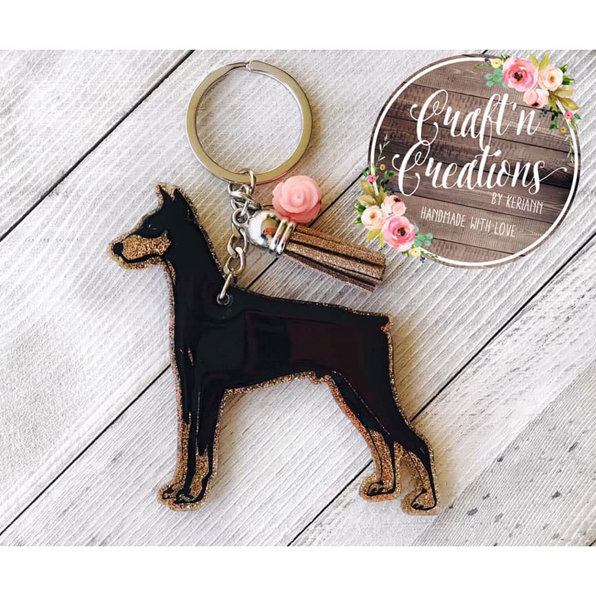 Doberman Dog acrylic blank (3 inch) - Image 4