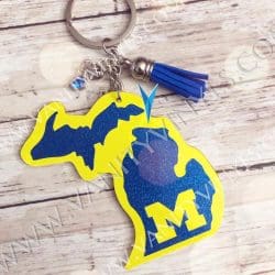Michigan – Acrylic Keychain Blank (3") | Optional Sticker or UV DTF - Image 4
