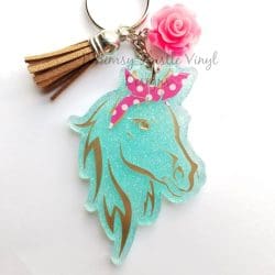 Horse with Bandana acrylic blank (3 inch) - Image 6