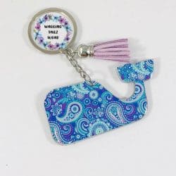 Whale acrylic blank (2 inch) NO HOLE - Image 3