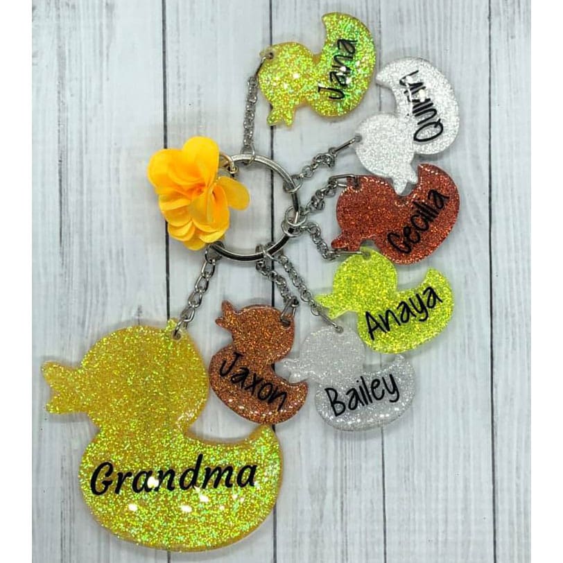 Rubber Ducky Acrylic Blank- Sticker- UV DTF (1.5 inch) - Image 4