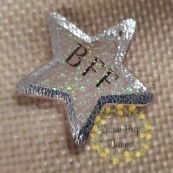 Star – Acrylic Keychain Blank (3") | Optional Sticker or UV DTF - Image 5