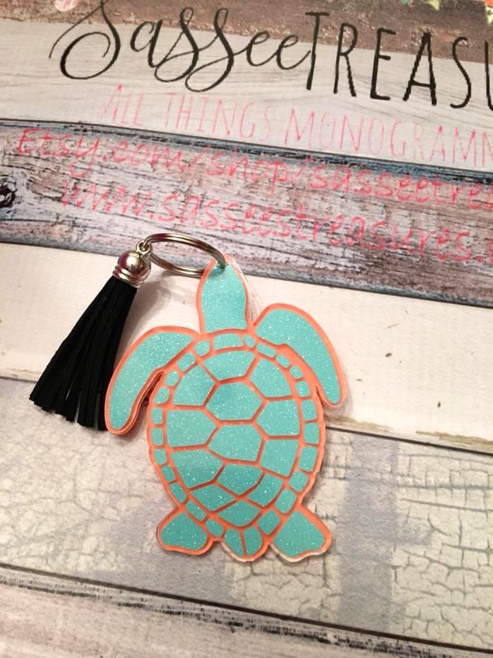 Turtle Acrylic Blank- Sticker- UV DTF (3 inch) - Image 8
