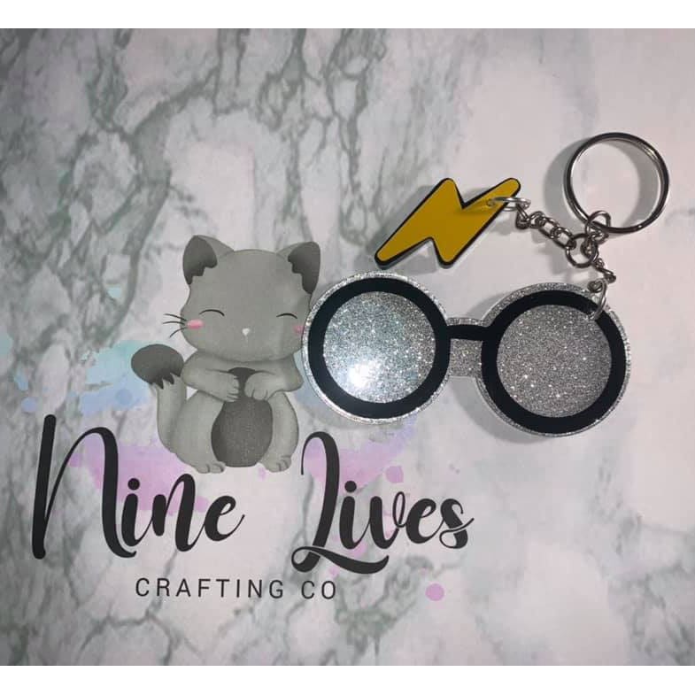 Lightning Bolt Acrylic Blank- Sticker- UV DTF (3 inch) - Image 4