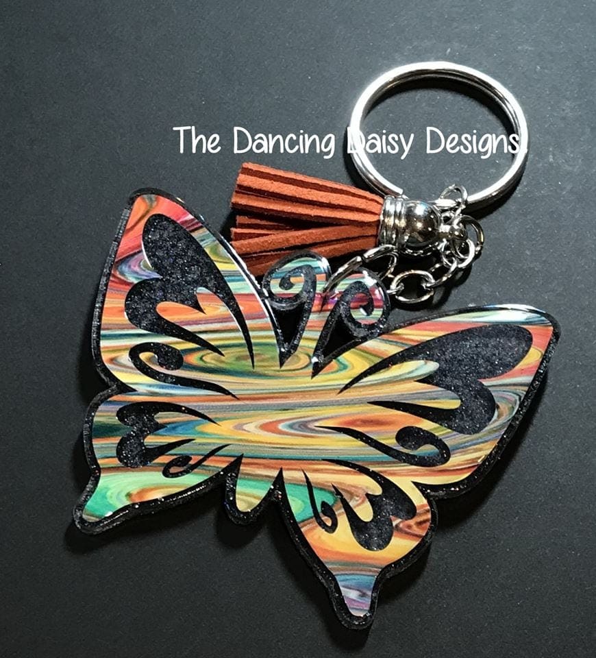 Butterfly Acrylic Blank- Sticker- UV DTF (3 inch) - Image 6