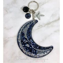 Moon – Acrylic Keychain Blank (3") | Optional Sticker or UV DTF - Image 4