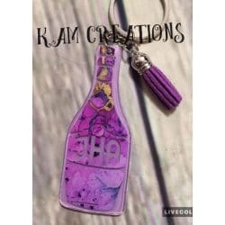 Wine Bottle acrylic blank (3 inch) - Image 4