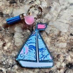 Sailboat acrylic blank (3 inch) - Image 3