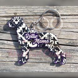 Rottie Dog acrylic blank (3 inch) - Image 4