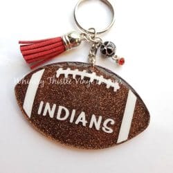 Football – Acrylic Keychain Blank (3") | Optional Sticker or UV DTF - Image 4