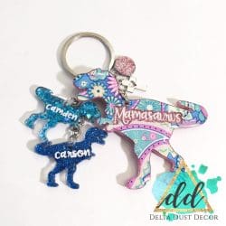 Dinosaur T-Rex – Acrylic Keychain Blank (3") | Optional Sticker or UV DTF - Image 9