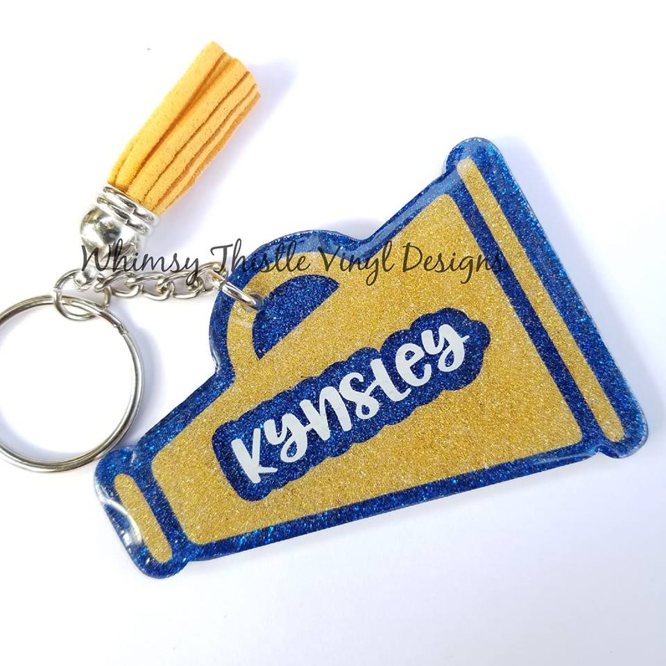 Megaphone Acrylic Blank- Sticker- UV DTF (3 inch) - Image 5