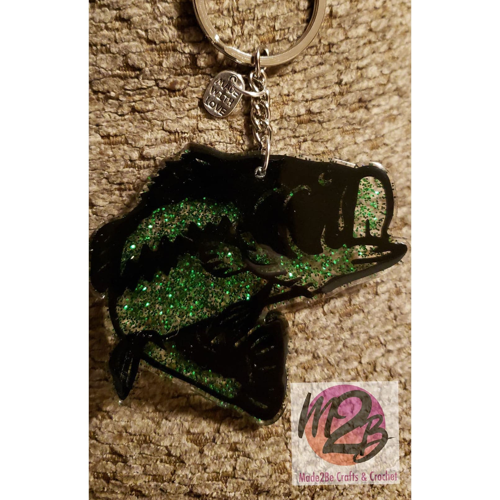 Bass Fish Acrylic Blank- Sticker- UV DTF (3 inch) - Image 4