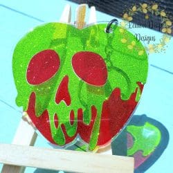 Poison Apple – Acrylic Keychain Blank (3") | Optional Sticker or UV DTF - Image 4