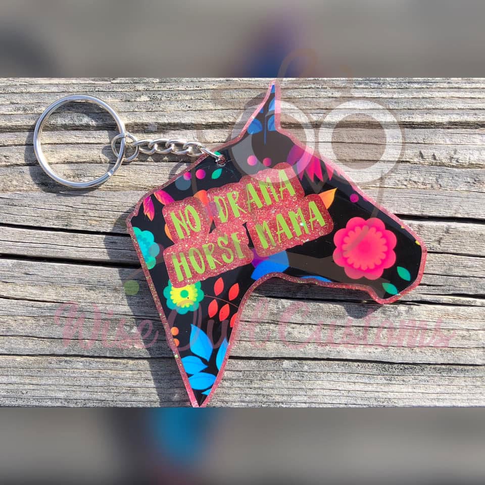 Horse Head Simple acrylic blank (3 inch) - Image 4