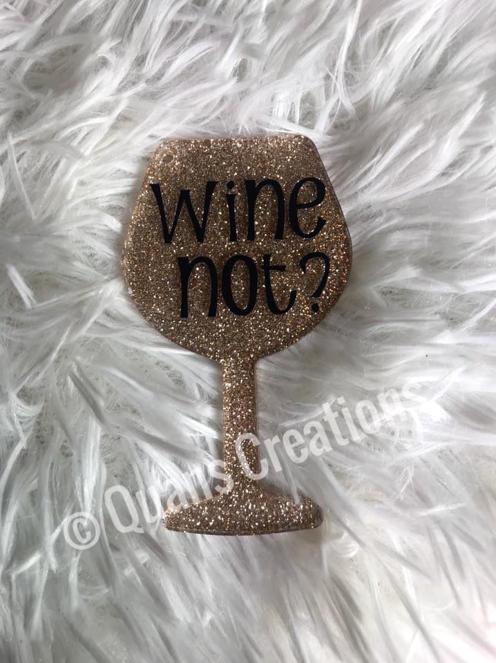 Wine Glass Acrylic Blank- Sticker- UV DTF (3 inch) - Image 5