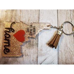 Idaho – Acrylic Keychain Blank (3") | Optional Sticker or UV DTF - Image 4