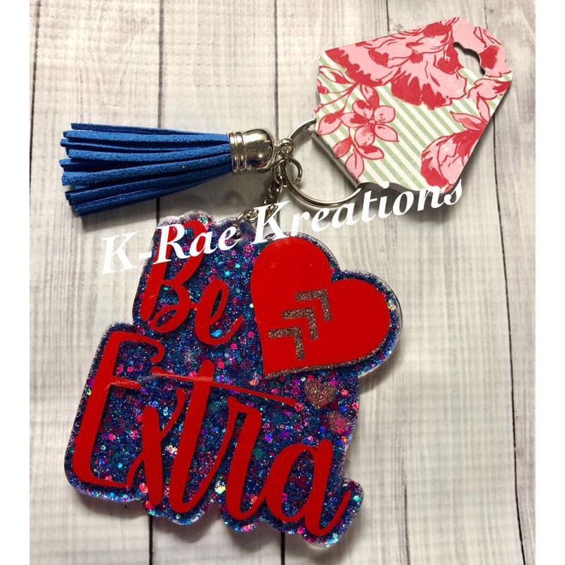 Be Extra Acrylic Blank- Sticker- UV DTF (3 inch) - Image 3