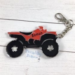 ATV – Acrylic Keychain Blank (3") | Optional Sticker or UV DTF - Image 3