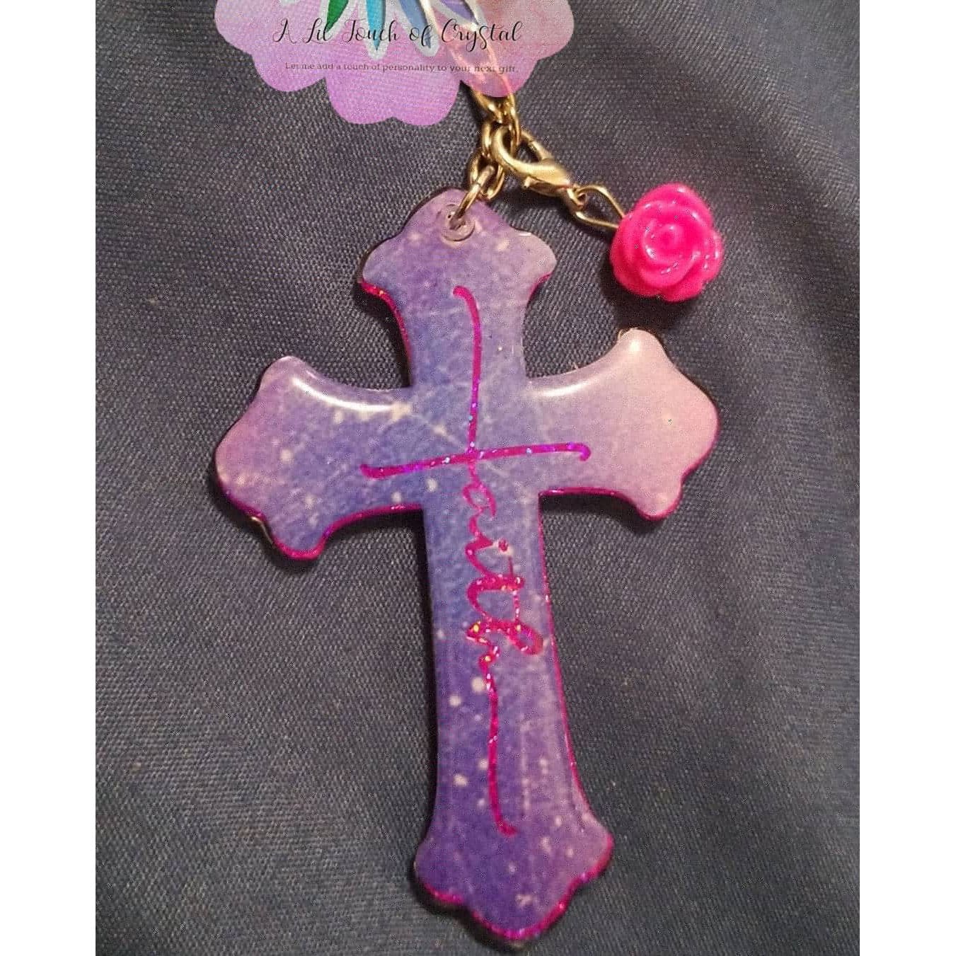 Cross Acrylic Blank- Sticker- UV DTF (1.5 inch) - Image 14