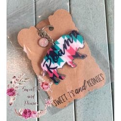 Buffalo – Acrylic Keychain Blank (3") | Optional Sticker or UV DTF - Image 6