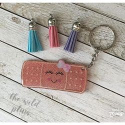 Bandage – Acrylic Keychain Blank (3") | Optional Sticker or UV DTF - Image 4