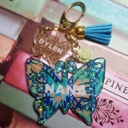 Butterfly – Acrylic Keychain Blank (3") | Optional Sticker or UV DTF - Image 7