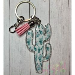 Cactus – Acrylic Keychain Blank (3") | Optional Sticker or UV DTF - Image 10