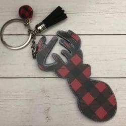 Deer Head – Acrylic Keychain Blank (3") | Optional Sticker or UV DTF - Image 7